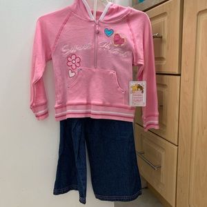 Sweet Heart Girls Matching Set